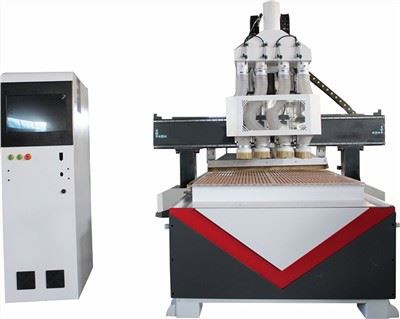 Máquina de grabado de múltiples cabezales de madera CNC