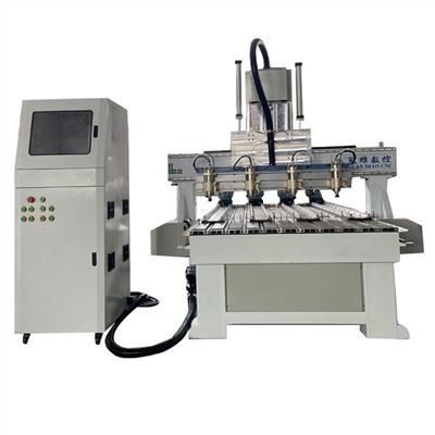 Máquina de grabado CNC de alivio de husillos de 4 piezas