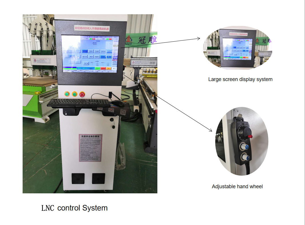 Four Heads CNC Machine